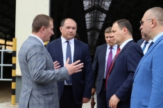 The PM Roman Golovchenko  was to the Soligorsk region